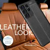 Leder Look Silikon Hülle für Samsung Galaxy S23 Ultra, 2x Produktbild-Vorschau 3