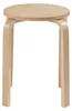 Hocker - H 45 cm - Beige - Birkenschichtholz Produktbild-Vorschau 4