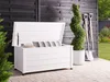 BELIANI Gartentruhe 190L Weiß Aluminium Wasserfest mit Produktbild-Vorschau 2