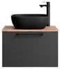 Planetmöbel Waschtischunterschrank Astra 60 cm Gold Produktbild-Vorschau 1