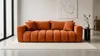 Sofa z funkcją spania i pojemnikiem, tkanina welurowa Podgląd zdjęcia produktu 1