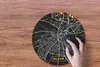 MuchoWow® Mauspad Mousepad Schwarz und Gold - Stadtplan - Produktbild-Vorschau 3