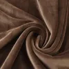 MEBLE ODNOWA Stuhlhusse TOSCANA Velours Braun – elastischer Produktbild-Vorschau 7