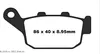 EBC Brakes Bremsbeläge Satz Bremsklötze FA496 Produktbild-Vorschau 4