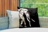 MuchoWow® Outdoor Kissen - Elefant - Tiere - Farben - 50x50 Produktbild-Vorschau 3