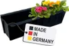 BURI Euro-Paletten Blumenkasten | 37,3cm Schwarz | Produktbild-Vorschau 1