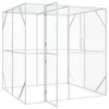 vidaXL Gabbia per uccelli antracite 209 x 202 x 214 cm Anteprima dell’immagine prodotto 1