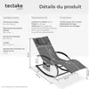 Chaise longue TAYA ergonomique avec fonction de balancement Voir les images du produit 6
