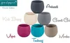 Set di 6 vasi da fiori color tortora Vasi resistenti ai Anteprima dell’immagine prodotto 2