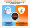 MONZANA® Heizlüfter Kamin Optik Elektrokamin 1500W LED Produktbild-Vorschau 4