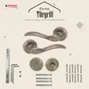DOMINO Türgriff Drückergarnitur WC - Badezimmer Set | Produktbild-Vorschau 9