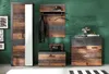 trendteam Garderobe 4-teilige Kombination Indy Graphit Grau Produktbild-Vorschau 3