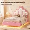 INONEFT Polsterbett Kinderbett 90x200cm, Prinzessin Bett Produktbild-Vorschau 8