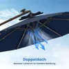 COSTWAY parasol wspornikowy z workami z piaskiem, parasol Podgląd zdjęcia produktu 5