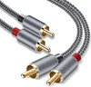 Cavo Reagle 2Rca - 2Rca Cinch Pro Ofc Hq Audio Stereo 1M Anteprima dell’immagine prodotto 1