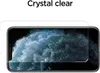 A screen protector is shown placed on a smartphone screen. Produktbild-Vorschau