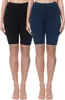 Merry Style Damen Kurze Leggings aus Baumwolle 2 Pack Produktbild-Vorschau 1