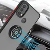 A phone case with a ring holder is shown attached to a car's air vent. Voir les images du produit