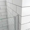 80X140cm Badewannenaufsatz Duschabtrennung Echtglas Produktbild-Vorschau 6
