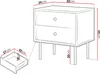 MIRJAN24 Im Set zwei Nachttische Valerio 2S, Schlafzimmer Produktbild-Vorschau 5