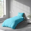 Bettwäsche 155x220 cm Türkis Anthrazit Wendebettwäsche Produktbild-Vorschau 3