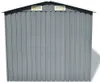 vidaXL Szopa ogrodowa szara metalowa 204 x 132 x 186 cm Podgląd zdjęcia produktu 14