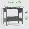 M MCombo 3-Sitzer Pergola Hollywoodschaukel mit Produktbild-Vorschau 2