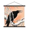 MuchoWow® Textilposter Krähe - Baum - Zweig - Vintage - Produktbild-Vorschau 1
