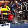 MASKO® Wandregal + Stapelboxen + Werkzeughalter | 45 tlg Produktbild-Vorschau 6