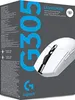 G305 Kabellose Gaming-Maus Weiß mit HERO-Sensor, lange Produktbild-Vorschau 21