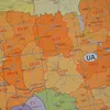 Nástenná mapa Európy s PSČ na zásuvnom podklade 1:3 700 000 Náhľad obrázku produktu 4