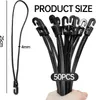Spanngummi mit Haken, 50 Stück Expander mit Haken, Produktbild-Vorschau 2