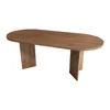 Mesa de comedor con esquinas redondeadas, tablero Vista previa de la imagen del producto 9