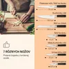 Klarstein, blok na nože s nožmi, 7 -dielna súprava, Náhľad obrázku produktu 4
