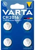 VARTA 06016 101 404 Knopcelbatterij, lithium CR2016, 4 Productafbeelding-voorbeeld 1