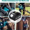 Für Makita 18V, Ersatzakku 6Ah, Beige, kompatibel mit Produktbild-Vorschau 4