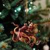 Weihnachts-Oktopus-Ornament, Küsten-Weihnachtsbaumschmuck, Produktbild-Vorschau 9