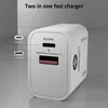 2er-Set Dual 25Watt USB Ladegerät, 1x USB-C und USB-A, PD- Produktbild-Vorschau 7