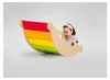 Playtive Holz Balancewippe, Kinder in Regenbogenfarben mit Produktbild-Vorschau 3