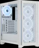 Corsair iCUE 4000D RGB Airflow Mid-Tower True White - Tower Produktbild-Vorschau 11