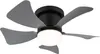 Globo Lighting Deckenventilator Metall schwarz matt, LED Produktbild-Vorschau 1