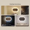 ARTFORMA LED koupelnové zrcadlo oválné 80 x 50 cm bezrámové Náhled obrázku produktu 3