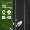 A gardening mat with gardening tools and feature icons. Voir les images du produit