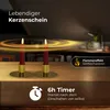 LED-kaarsen met timer, rood, 12 stuks, voor gebruik Productafbeelding-voorbeeld 2