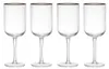 Mikasa Sorrento Glas Weingläser White mit Goldrand und Produktbild-Vorschau 1