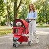PawHut Hundewagen Faltbar Hundebuggy bis 10kg mit Produktbild-Vorschau 9