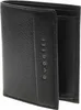 A black leather wallet with the brand name 'bugatti' embossed on it. Produktbild-Vorschau