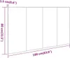vidaXL Čelo postele Sonoma Dub 160x1,5x80 cm výrobek ze Náhled obrázku produktu 7