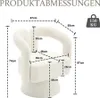 360 Grad drehbare Kuschelsack-Akzentstuhl runde Sessel mit Produktbild-Vorschau 7