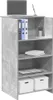 vidaXL Recepcja betonowa szara 55x50x103,5 cm materiał Podgląd zdjęcia produktu 2